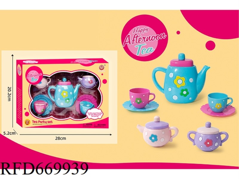 7PCS COLOR BOX TEA SET B