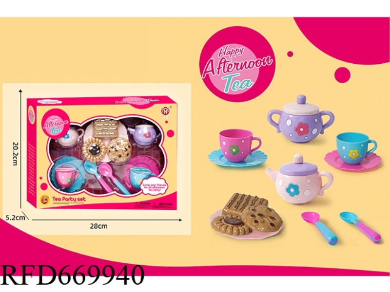 12PCS COLOR BOX TEA SET C