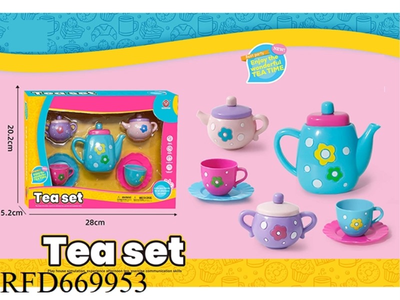 7PCS COLOR BOX TEA SET B
