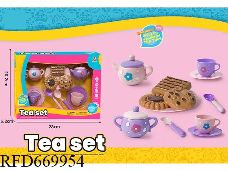 12PCS COLOR BOX TEA SET C