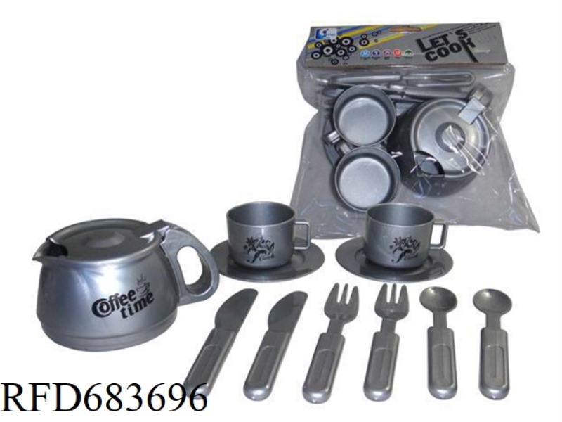 IMITATION SILVER COFFEE SET
