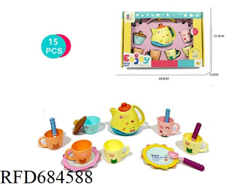 UV PRINTED CARTOON TEA SET