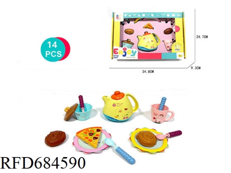 UV PRINTED CARTOON TEA SET