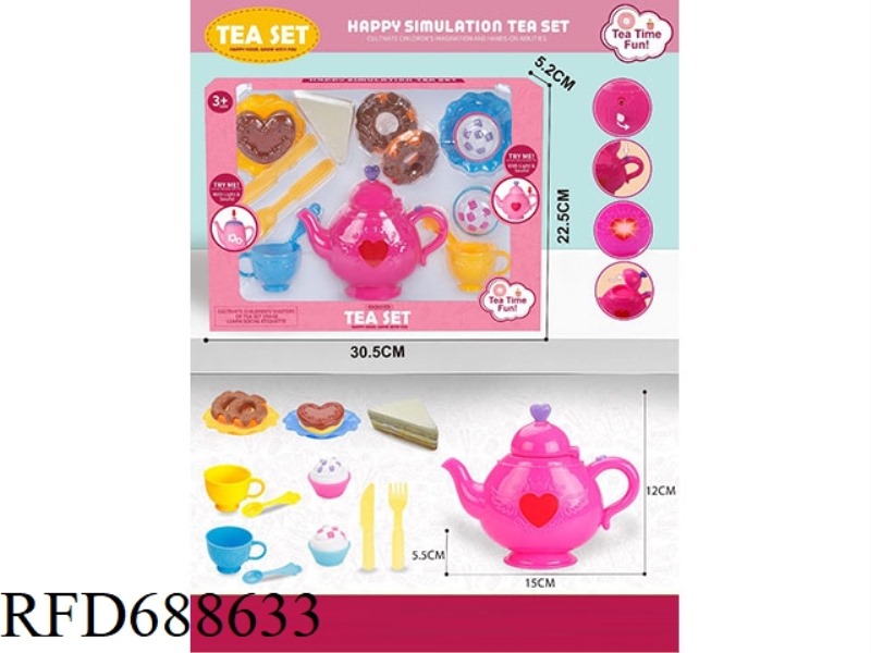 LIGHT, MUSIC, TEA SET, ELECTRIC INCLUDED