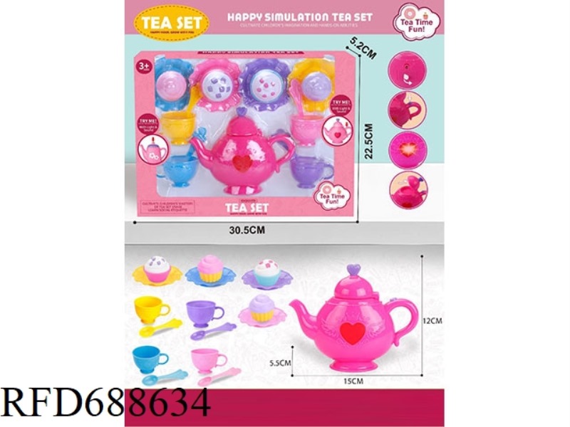 LIGHT, MUSIC, TEA SET, ELECTRIC INCLUDED