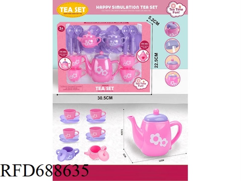 LIGHT, MUSIC, TEA SET, ELECTRIC INCLUDED