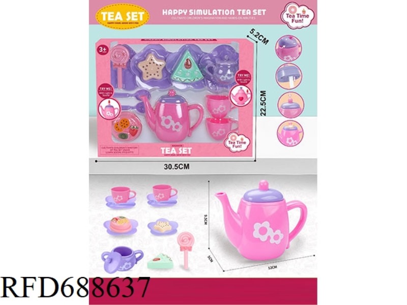 LIGHT, MUSIC, TEA SET, ELECTRIC INCLUDED