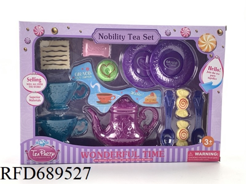 SOLID COLOR TEA SETS FOR PLAYING HOUSE