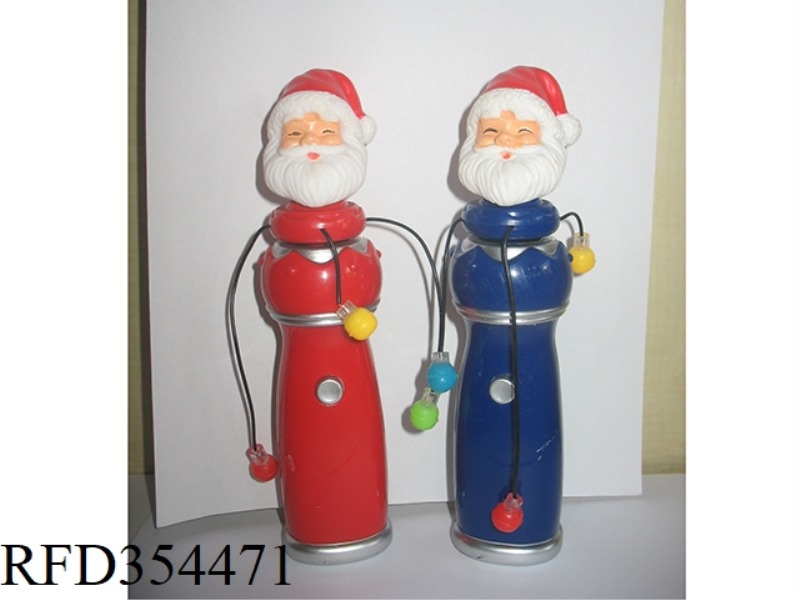 SANTA CLAUS HEAD FLICKING FLASHING STICK