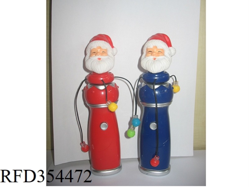 SANTA CLAUS HEAD FLICKING FLASHING STICK