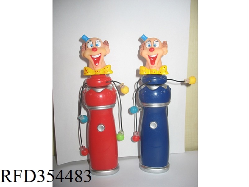 CLOWN SHAKES FLASHING STICK