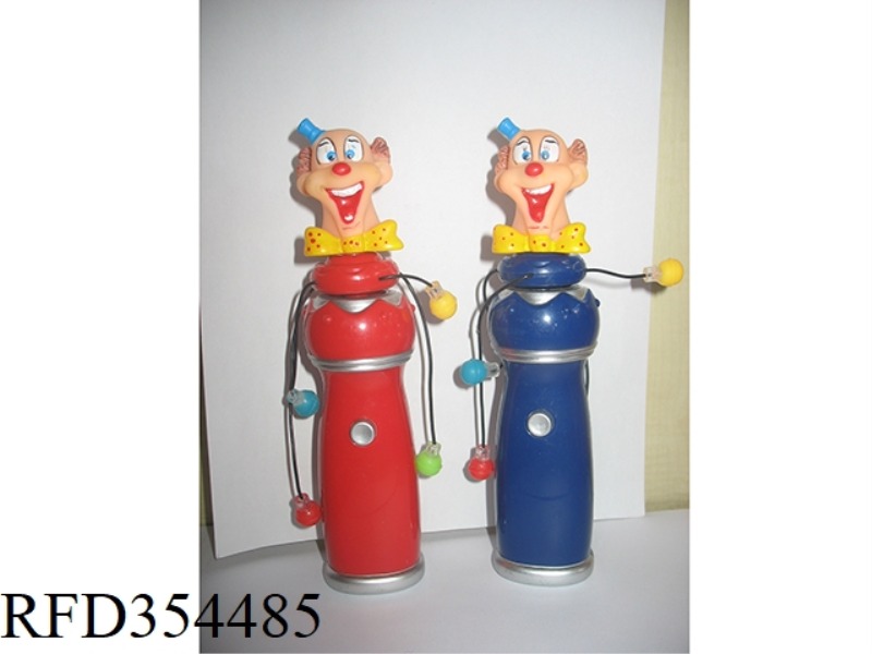 CLOWN SHAKES FLASHING STICK