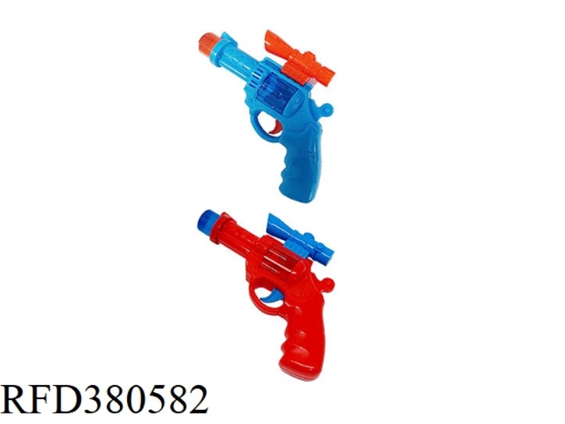 CARTOON FLASHING REVOLVER
