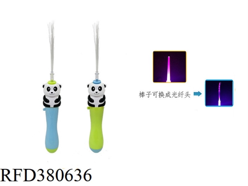 PANDA LIGHT SOUND OPTICAL FIBER MUSIC STICK