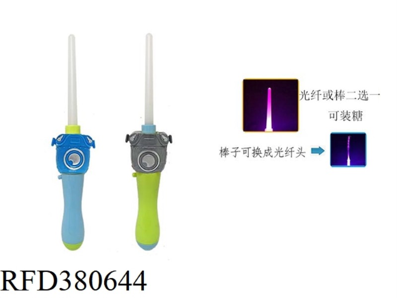 SPACESHIP LIGHT AND MUSIC BOTTLE BLOWING STICK