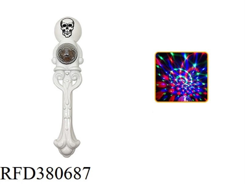 HALLOWEEN SKULL MUSIC FLASH STICK