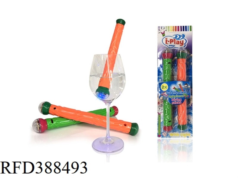 FLASHING DIVING STICK, LIGHTS UP AUTOMATICALLY WHEN ENCOUNTERING WATER