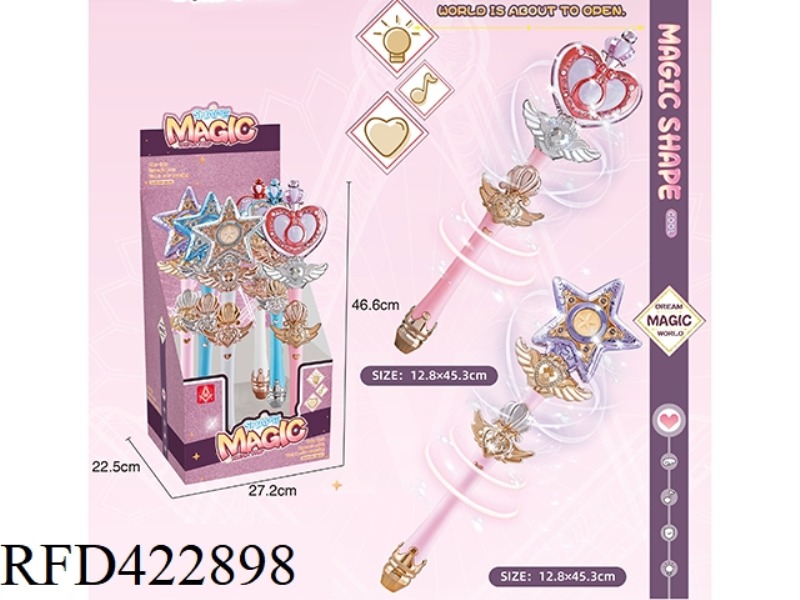 FANTASY LOVE STAR MAGIC WAND 6PCS