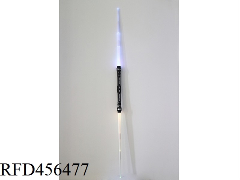 2-IN-1 TELESCOPIC 7-COLOR LASER SWORD