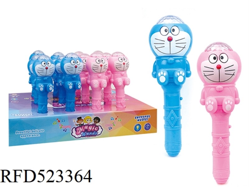 DINGDANG CAT LIGHT MUSIC FLASH MAGIC STICK 12 PACK