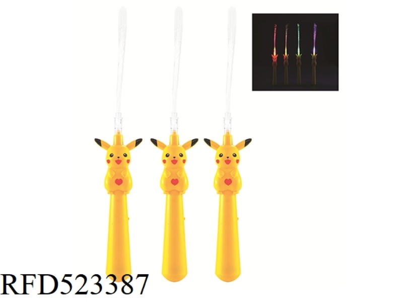 PICACHU OPTICAL FIBER MUSIC LIGHT MAGIC FLASH STICK