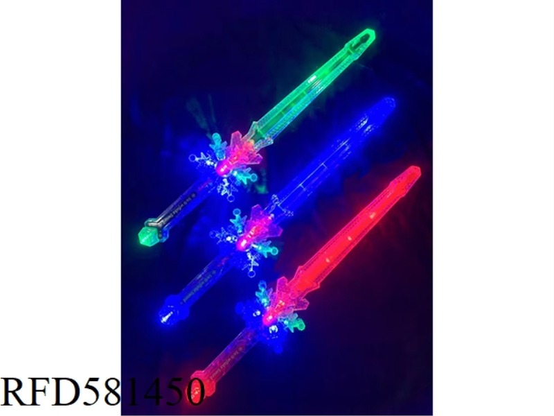 Electric snowflake sword w/lights and sound( 13pcs lights)