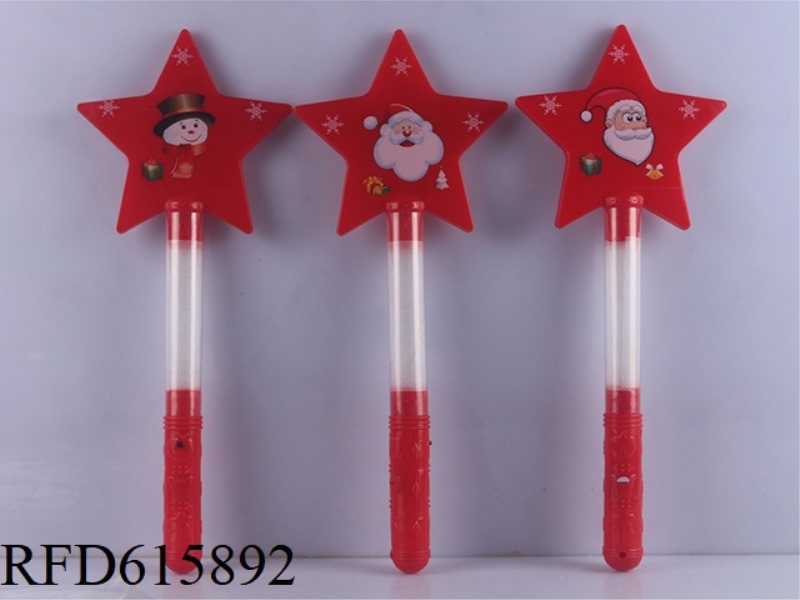 PENTAGRAM CHRISTMAS GLITTER STICK