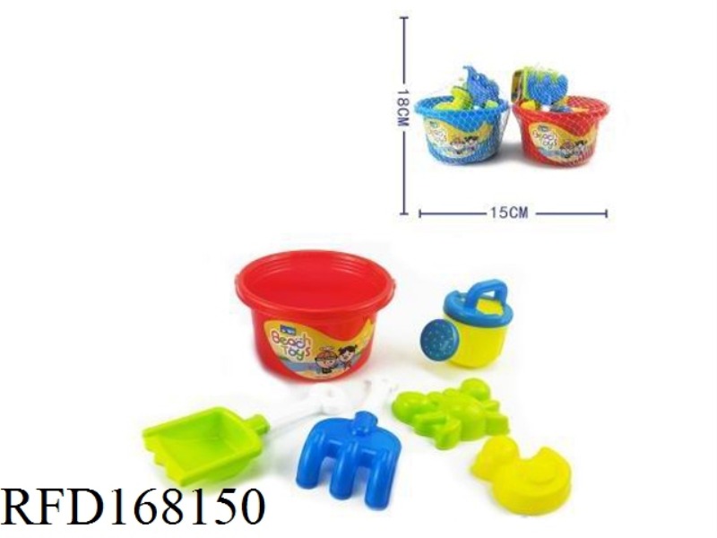 6  PCS  BEACH BUCKET SET