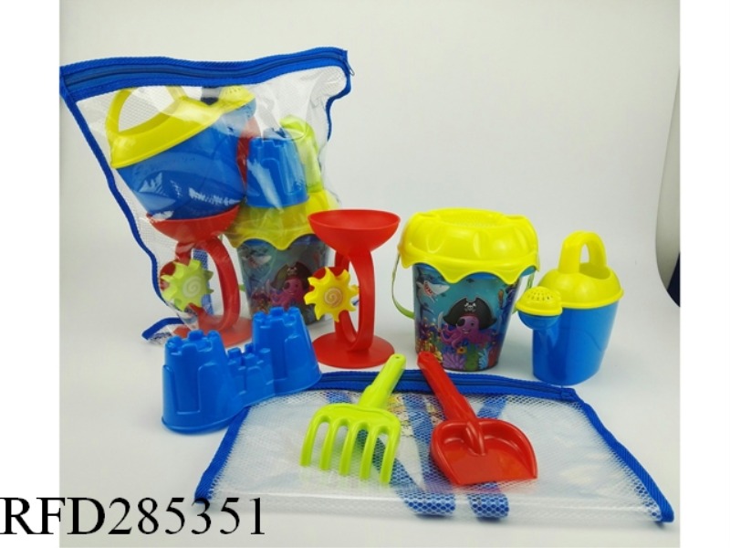 7  PCS  BEACH BUCKET SET