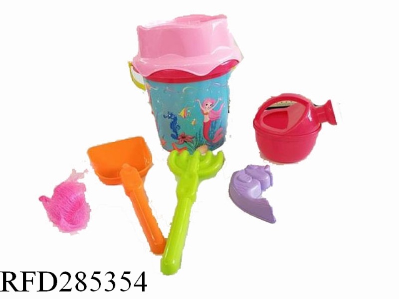 6  PCS  BEACH BUCKET SET