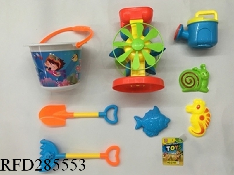 BEACH BUCKET 8 PCS