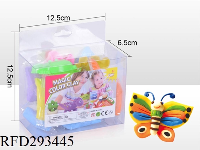 MAGIC COLOR CLAY SET-BUTTERFLY