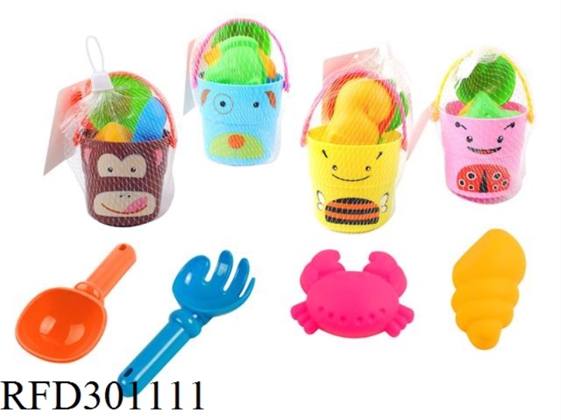 SANDBEACH FLANIMAL BUCKET 5PCS