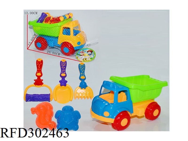 BEACH CAR+5PCS TOYS