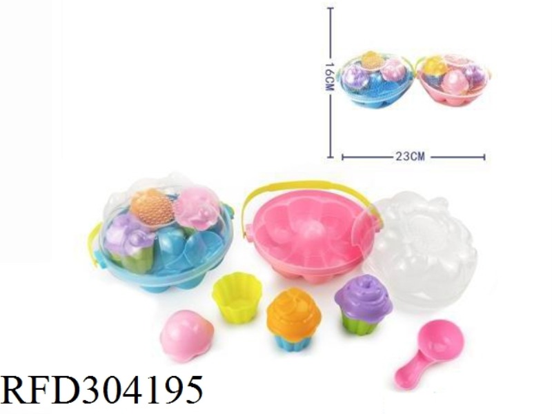 NINE ICE CREAM BUCKETS