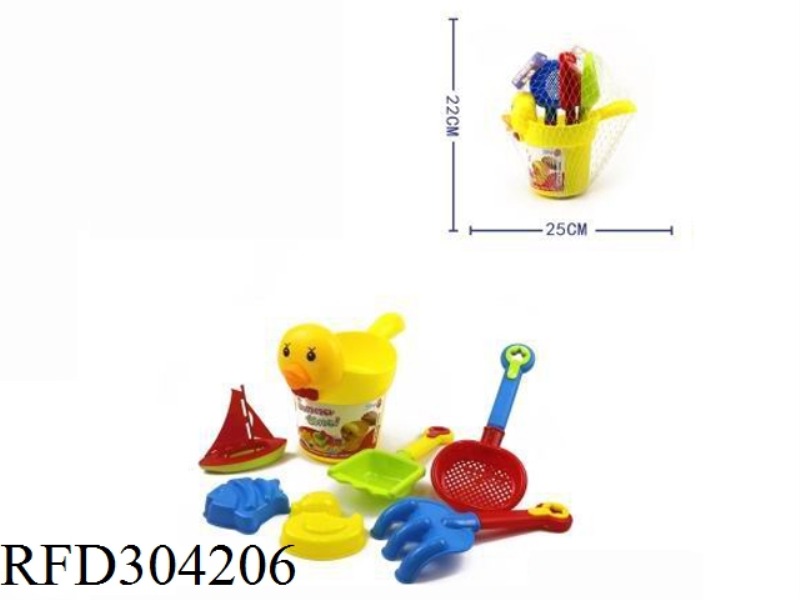 7  PCS  BEACH BUCKET SET