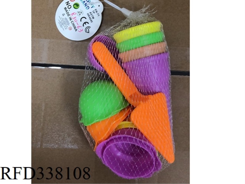 ICE CREAM BEACH SERIES MESH BAG ELEVATOR-10PCS
