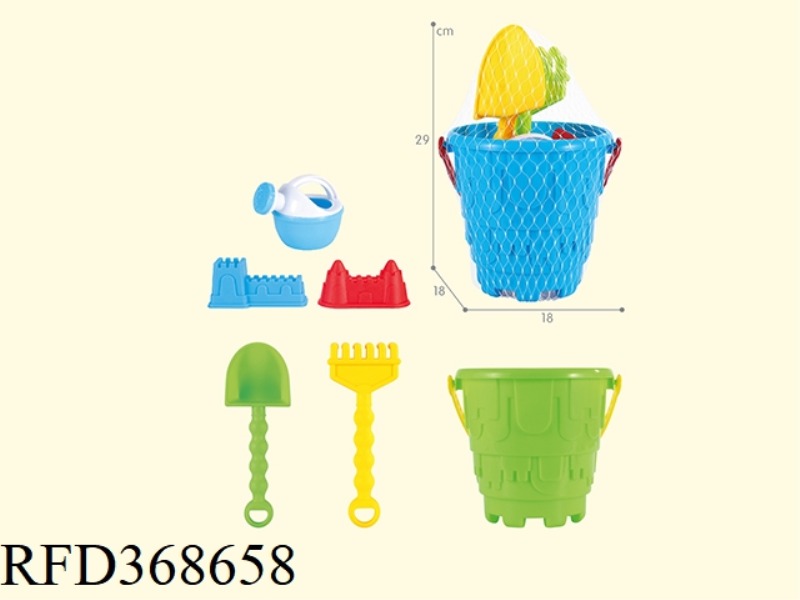 BEACH BUCKET 6PCS