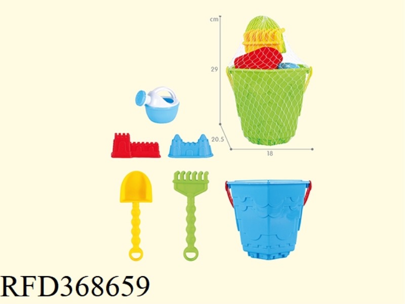 BEACH BUCKET 6PCS