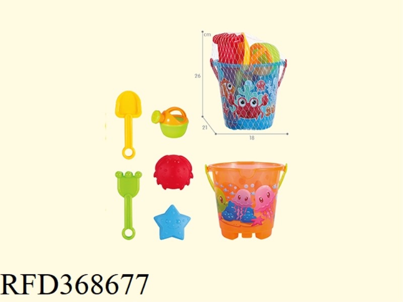 BEACH BUCKET 6PCS