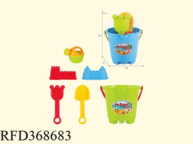 BEACH BUCKET 6PCS
