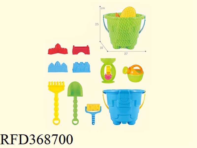 BEACH BUCKET 10PCS