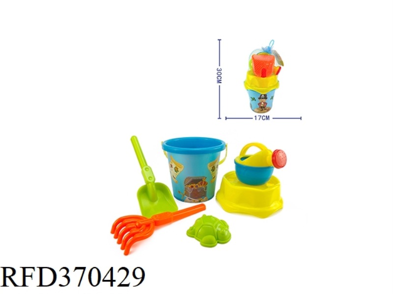 6  PCS  BEACH BUCKET SET