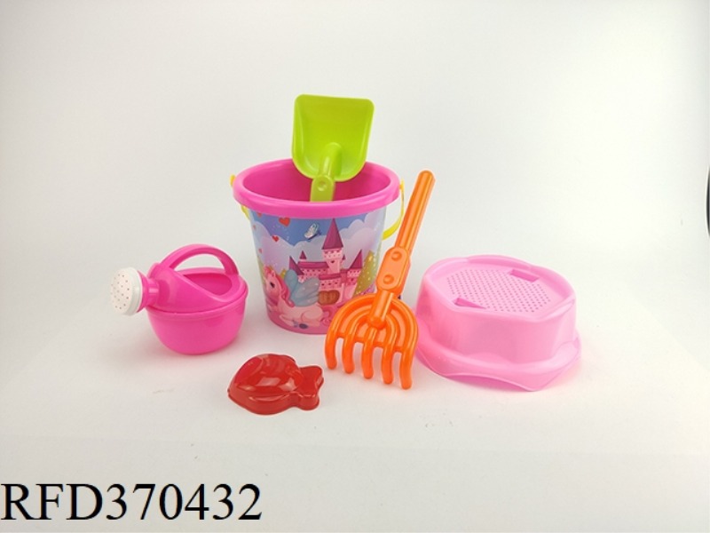 6  PCS  BEACH BUCKET SET