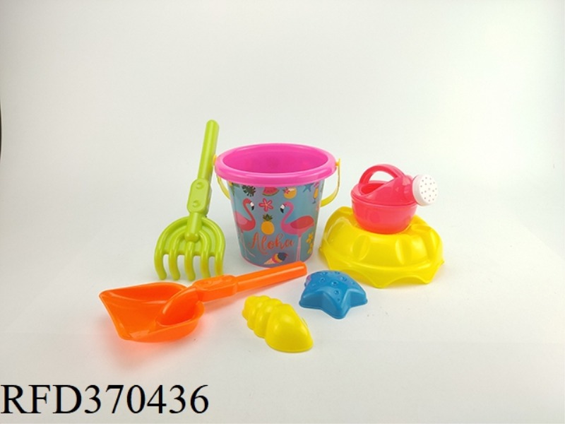 7  PCS  BEACH BUCKET SET