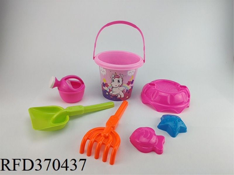 7  PCS  BEACH BUCKET SET