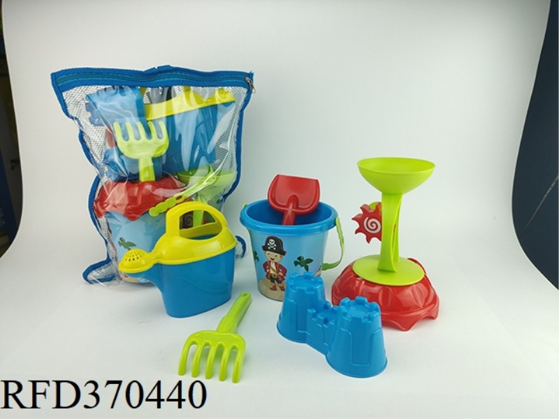 7  PCS  BEACH BUCKET SET