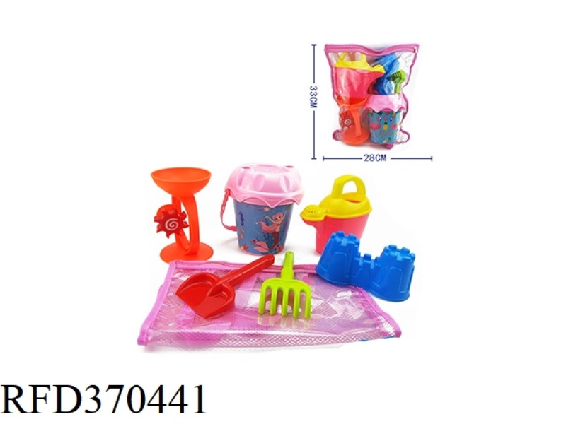 7  PCS  BEACH BUCKET SET