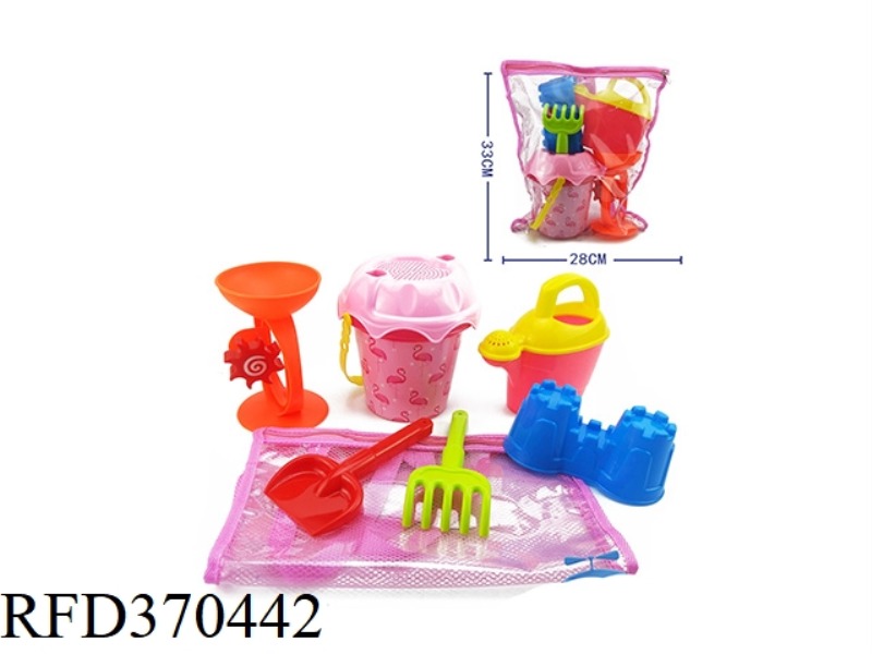 7  PCS  BEACH BUCKET SET