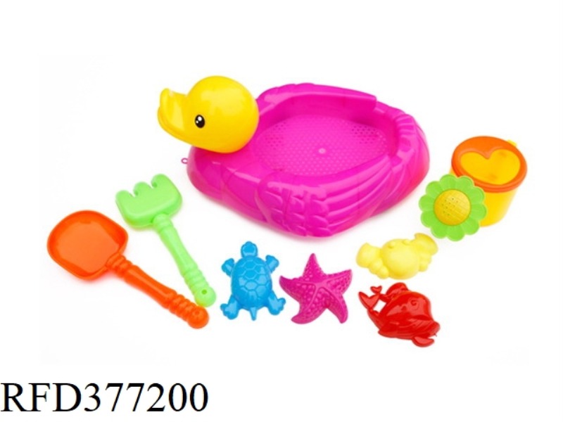 CARTOON BEACH DUCK